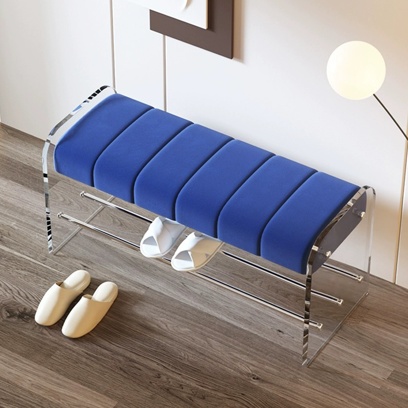 Luxury Acrylic Bench: Simple & Transparent Design – CharmyDecor