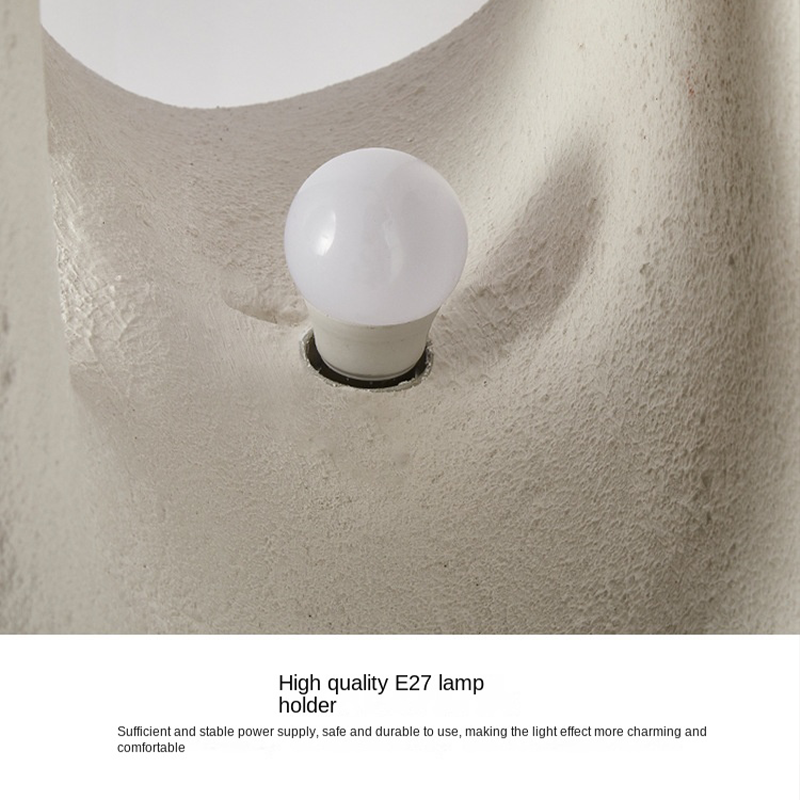 Polystyrene Weatherproof Fixture Led Modern LED Floor Lamp in Industrial Polystyrene Design – CharmyDecor