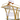 Golden Tempered Glass Metal Bar Cart 