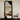 Classic Flannel Wrapped Wooden Frame Irregular Floor Mirror