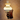 Vintage Glass LED Wood Wall Lamp