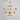 Nordic Gold Horn LED Chandelier Light