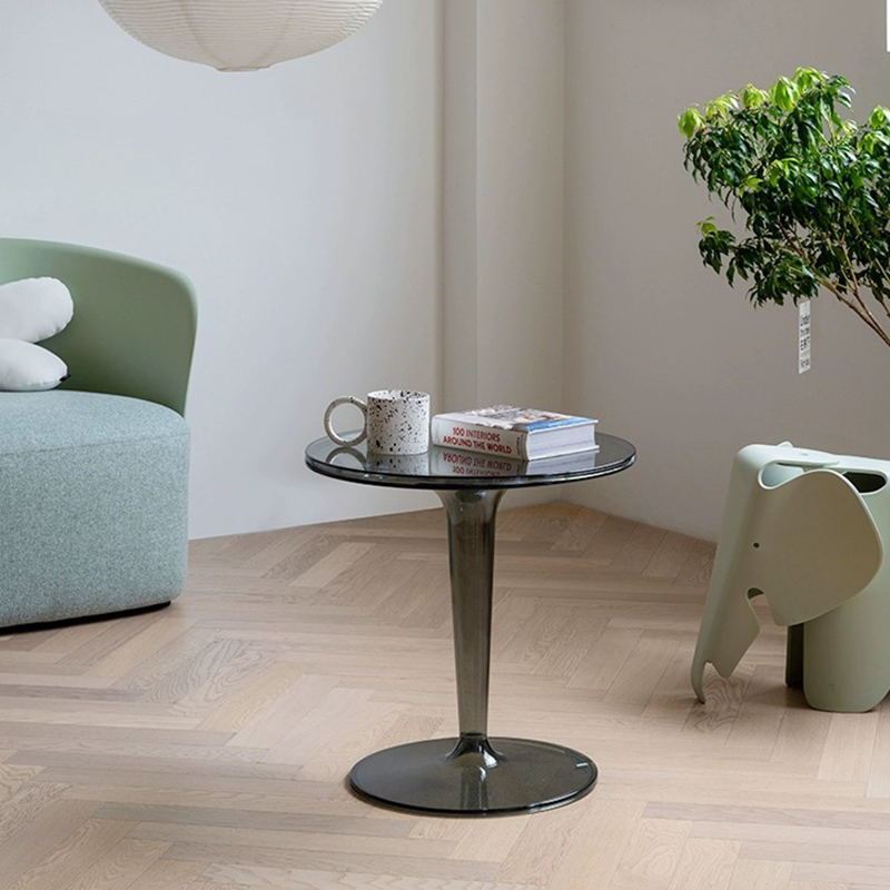 Modern Nordic Acrylic Side Table – Transparent Design – CharmyDecor