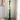 Green Cylinder Glass Marble Floor Lamp