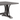 78" Gray Wood Rectangular Dining Table