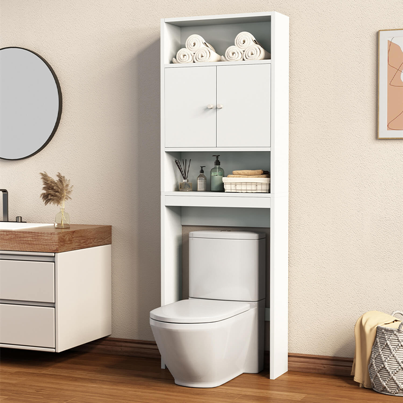 White Space Saver Bathroom Storage Cabinet - CharmyDecor- CharmyDecor