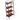 Ladder Brown Metal Frame Storage Bookshelf