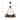 Farmhouse Drum Wooden Chandelier