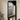 wavy black full length mirror