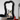 Nordic Black Irregular Floor Mirror