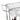 Contemporary Silver Tempered Glass Bar Cart