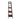 Ladder Brown Metal Frame Storage Bookshelf