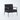 Black Chenille Leisure Lounge Arm Chair