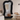 Nordic Black Irregular Floor Mirror
