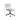 White Upholstered Corduroy Swivel Rolling Chair