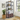 Simple Industrial Brown 4-Tier Bookshelf