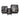 10/14/18" Black Bamboo Footed Planters - Set of 3