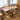 Dimension image of the Wood Desk with Drawers