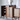 Modern Rubber Wood Shoe Storage Cabinet 