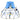 10ft Blue Kids Geometric Climbing Dome with Canopy and Playmat