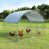 110" Large Metal Chicken Coop Upgrade with UV/Waterproof Canopy