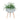 Gray Terrazzo Planters with Wood Legs