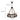Farmhouse Drum Wooden Chandelier