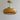 a glass pendant light with yellowish-brown bowl shade