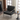 Black Chenille Leisure Lounge Arm Chair