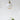White Glass Brass Bell Pendant Light