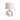 Modern White Resin 1-Light Table Lamp