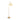 Rattan Bowl Shade Metal Floor Lamp
