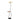 Cone Fabric Shade Metal Floor Lamp