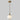 White Glass Brass Bell Pendant Light