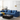 129" Modular Blue Fabric Sectional Sofa