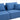 129" Blue Sectional Sofa