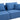 129" Blue Sectional Sofa