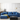 129" Modular Blue Fabric Sectional Sofa