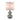 Ellipse Curved Glass Table Lamp in Gray
