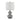 Ellipse Curved Glass Table Lamp in Gray