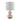 Ellipse Curved Glass Table Lamp in Pink