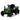 12V LED Emerald Green Battery-Powered Electric Toy Tractor for Kids with Trailer and Remote Control