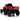 12V LED Red Battery-Powered Electric Toy Tractor for Kids with Trailer and Power Display