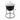 13.6" Modern Cream White Storage Footstool