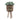 11/13/15" Brown Round Bamboo Planters 
