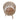 11/13/15" Brown Round Bamboo Planters 