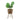 11/13/15" Brown Round Bamboo Planters - Set Of 3