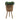 11/13/15" Brown Round Bamboo Planters - Set Of 3