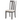  Retro Style Gray Dining Table Set
