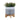 8" Blue Fade Round Ceramic Planter